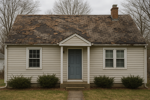 Before emergency roof repair